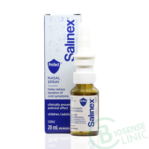 Buy Salinex Protect Nasal Spray for Antiviral Relief at BiosenseClinic.com